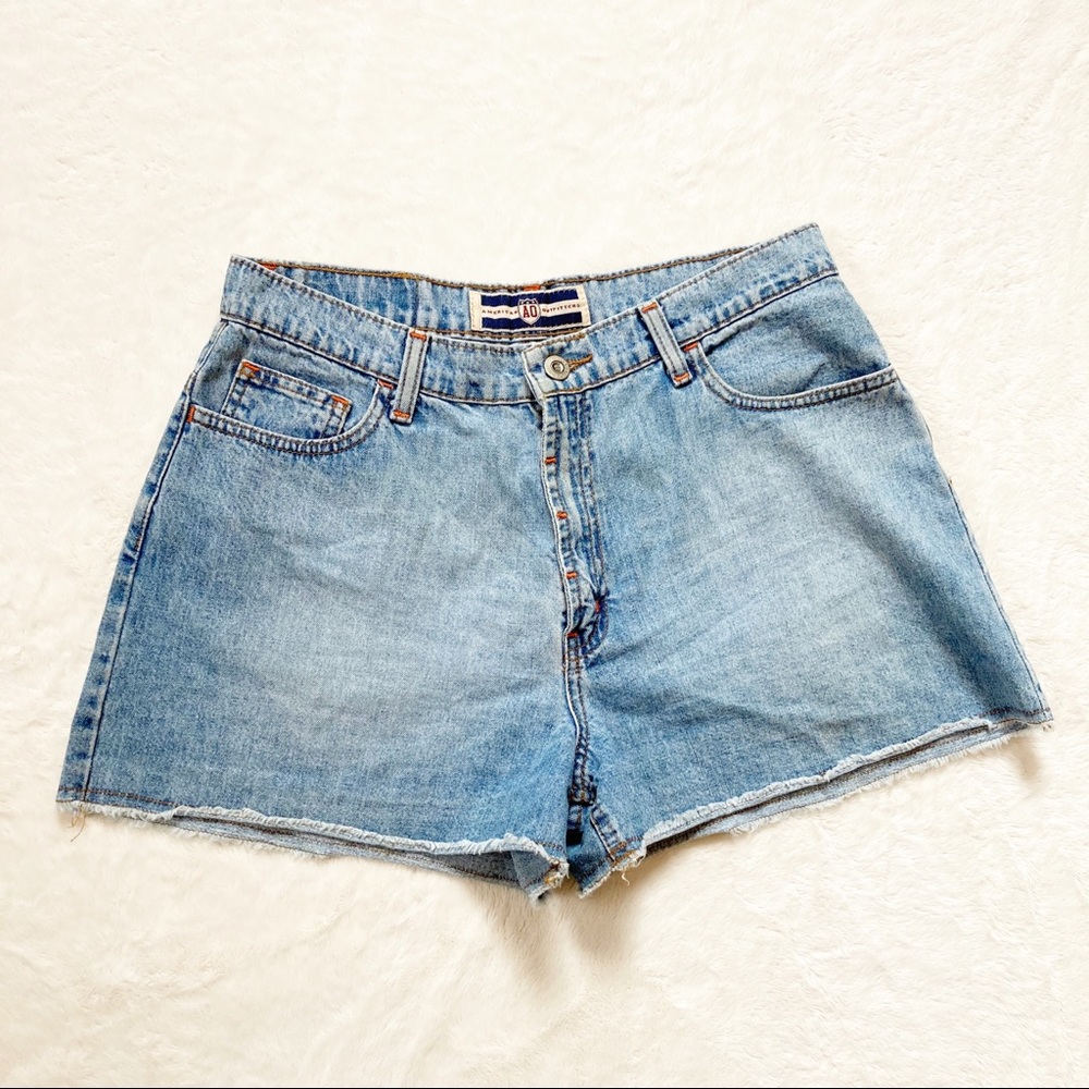 Vintage high waisted jean shorts sz 12